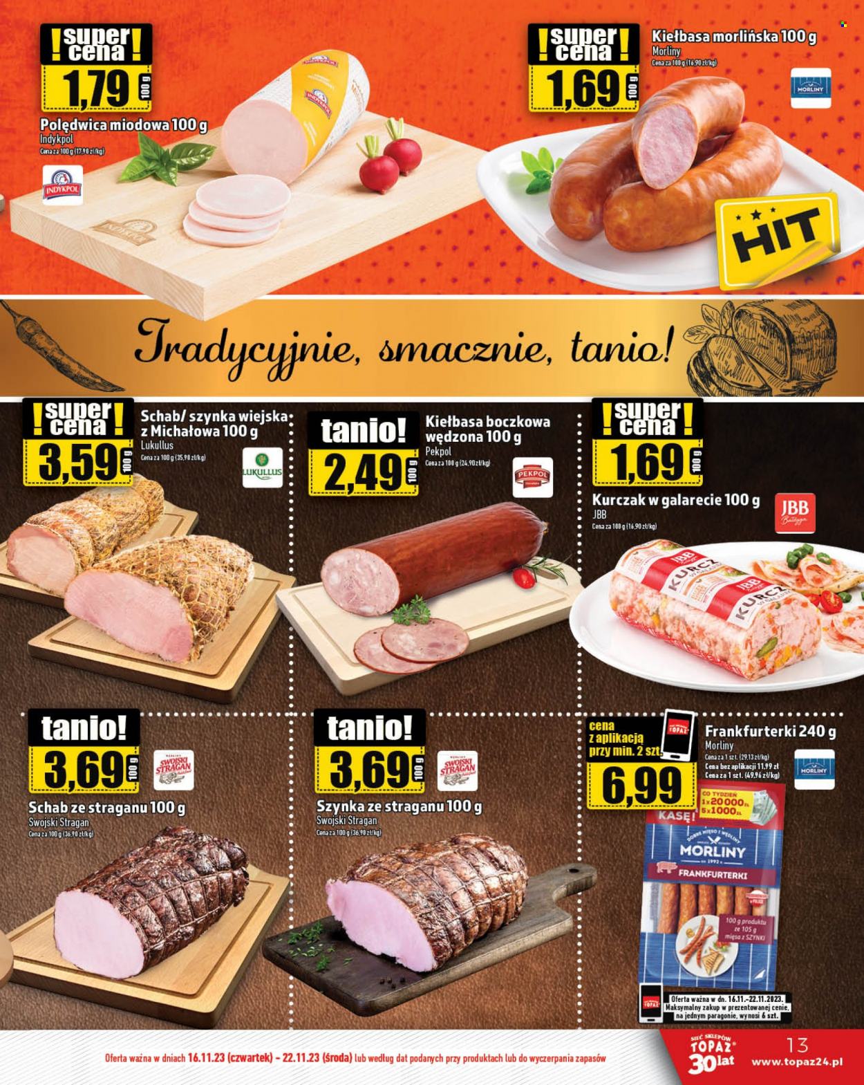 Gazetka Topaz - 16.11.2023 - 22.11.2023. Strona 13