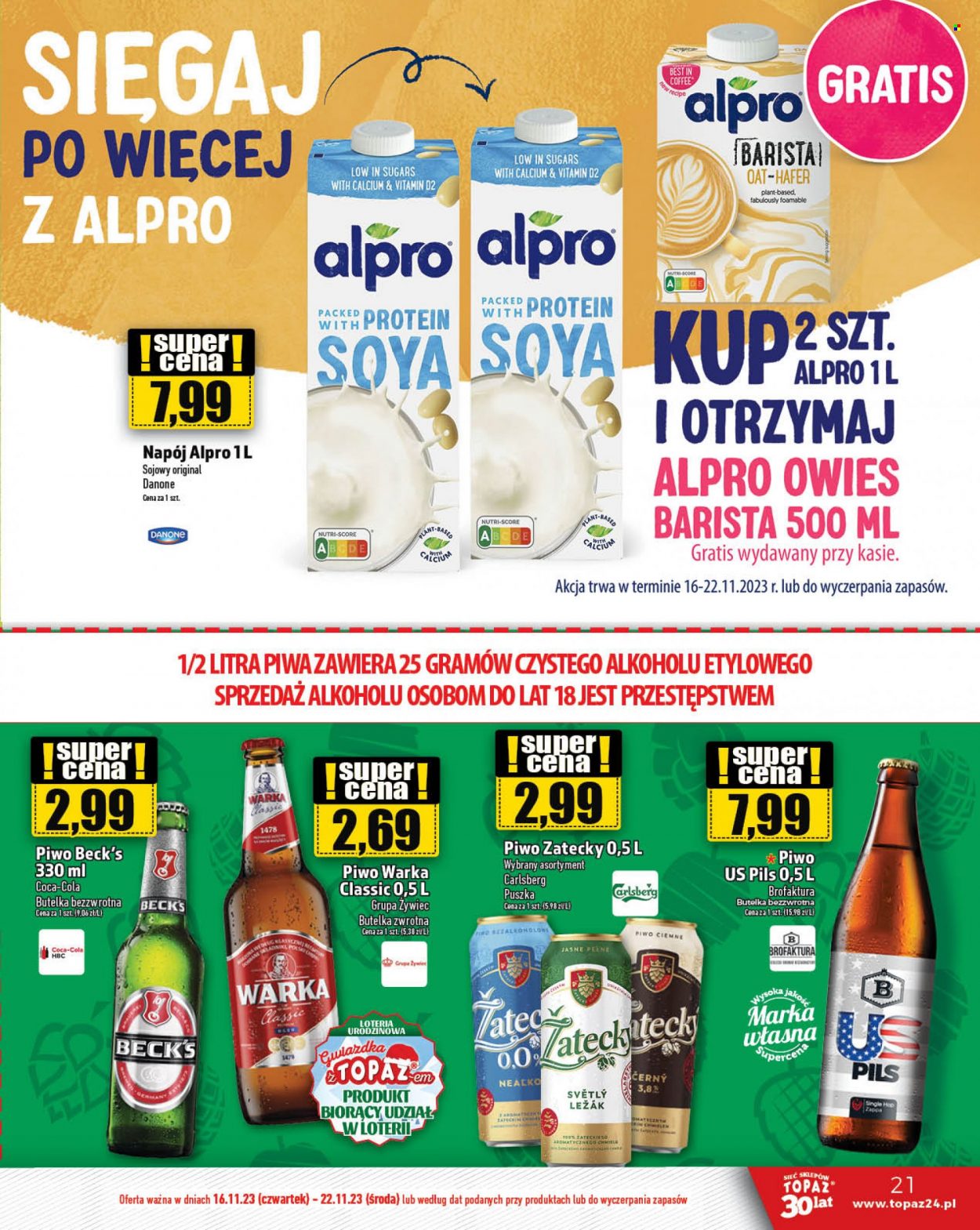 Gazetka Topaz - 16.11.2023 - 22.11.2023. Strona 21