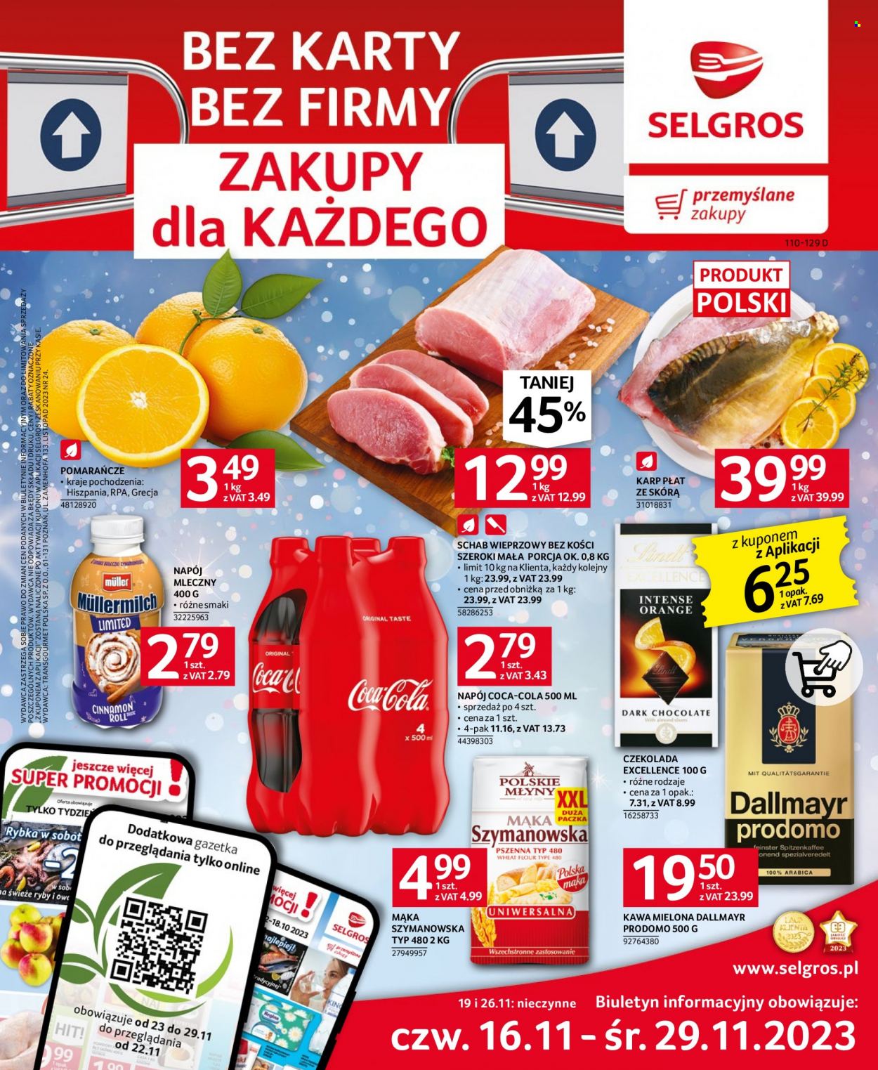 Gazetka Selgros - 16.11.2023 - 29.11.2023. Strona 1