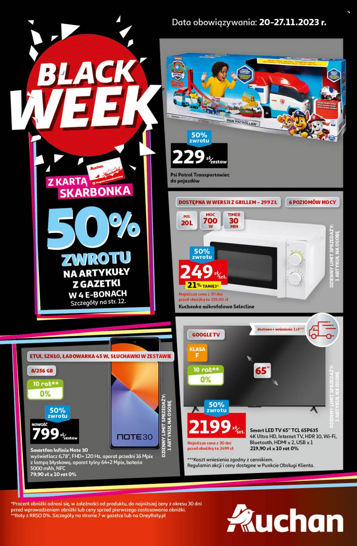 Gazetka Auchan - 20.11.2023 - 27.11.2023. Strona 1