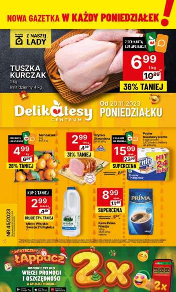 Gazetka Delikatesy Centrum - 20.11.2023 - 22.11.2023.