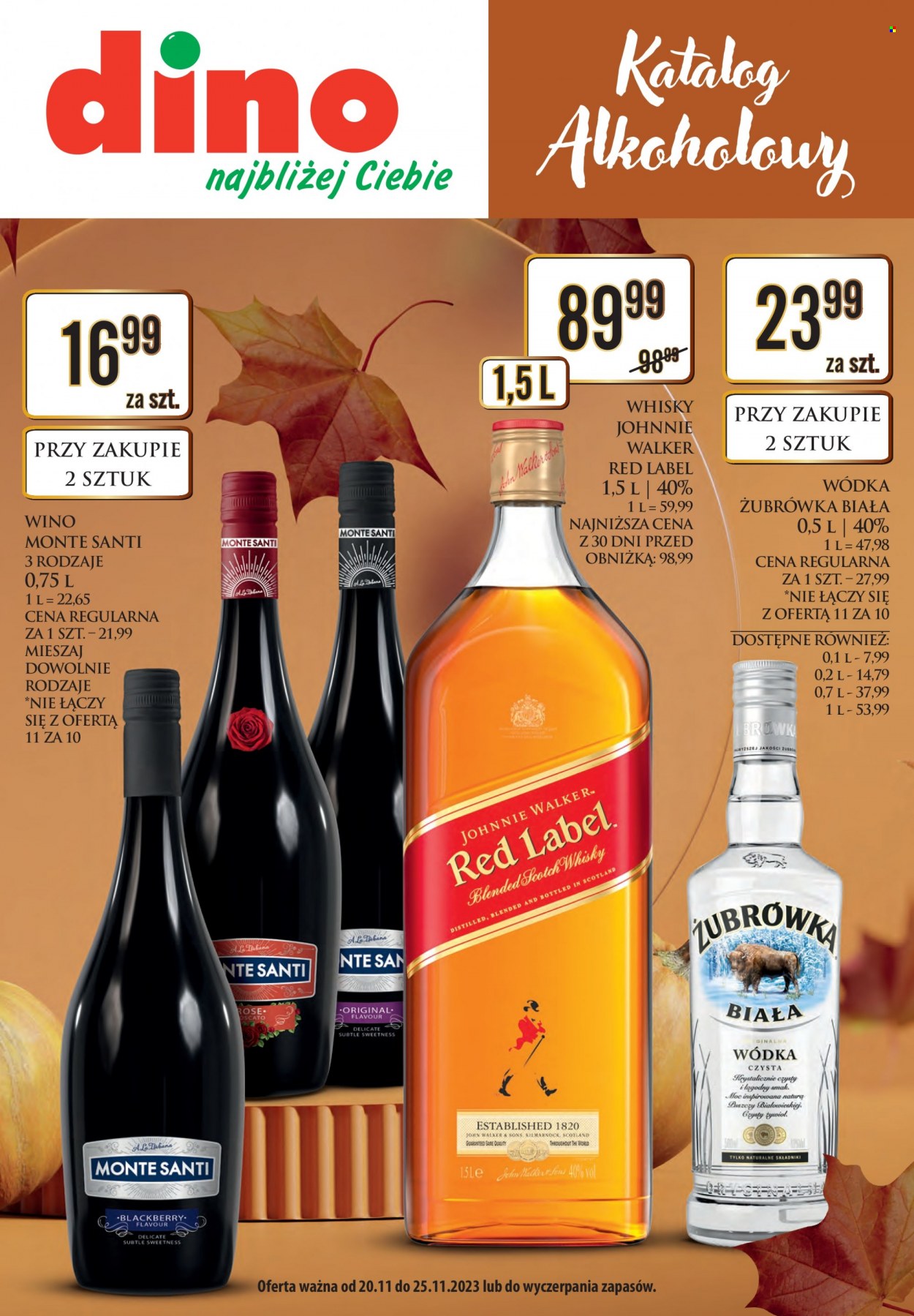 Gazetka Dino - 20.11.2023 - 25.11.2023. Strona 1