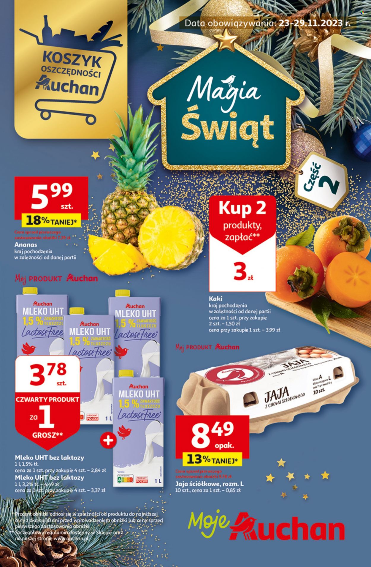 Gazetka Auchan - 23.11.2023 - 29.11.2023. Strona 1