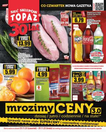 Gazetka Topaz - 23.11.2023 - 29.11.2023.