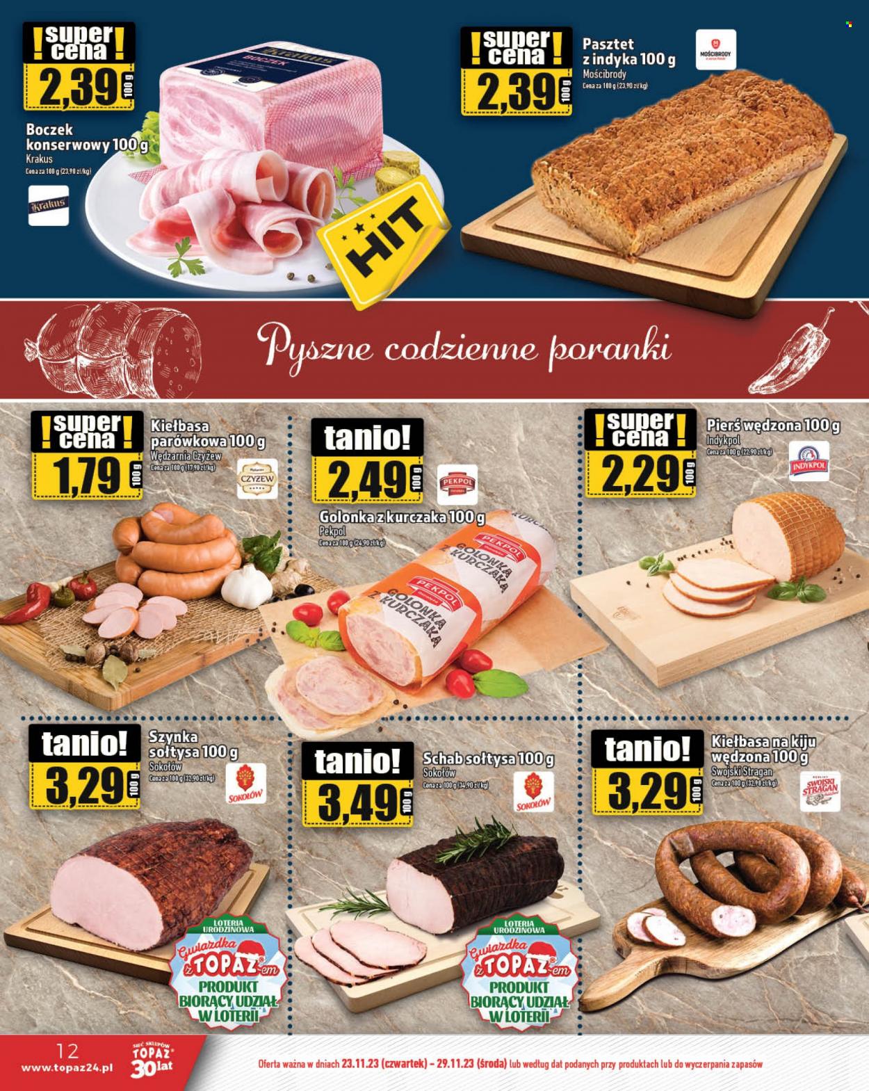 Gazetka Topaz - 23.11.2023 - 29.11.2023. Strona 12