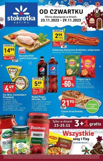 Gazetka Stokrotka Optima - 23.11.2023 - 29.11.2023.