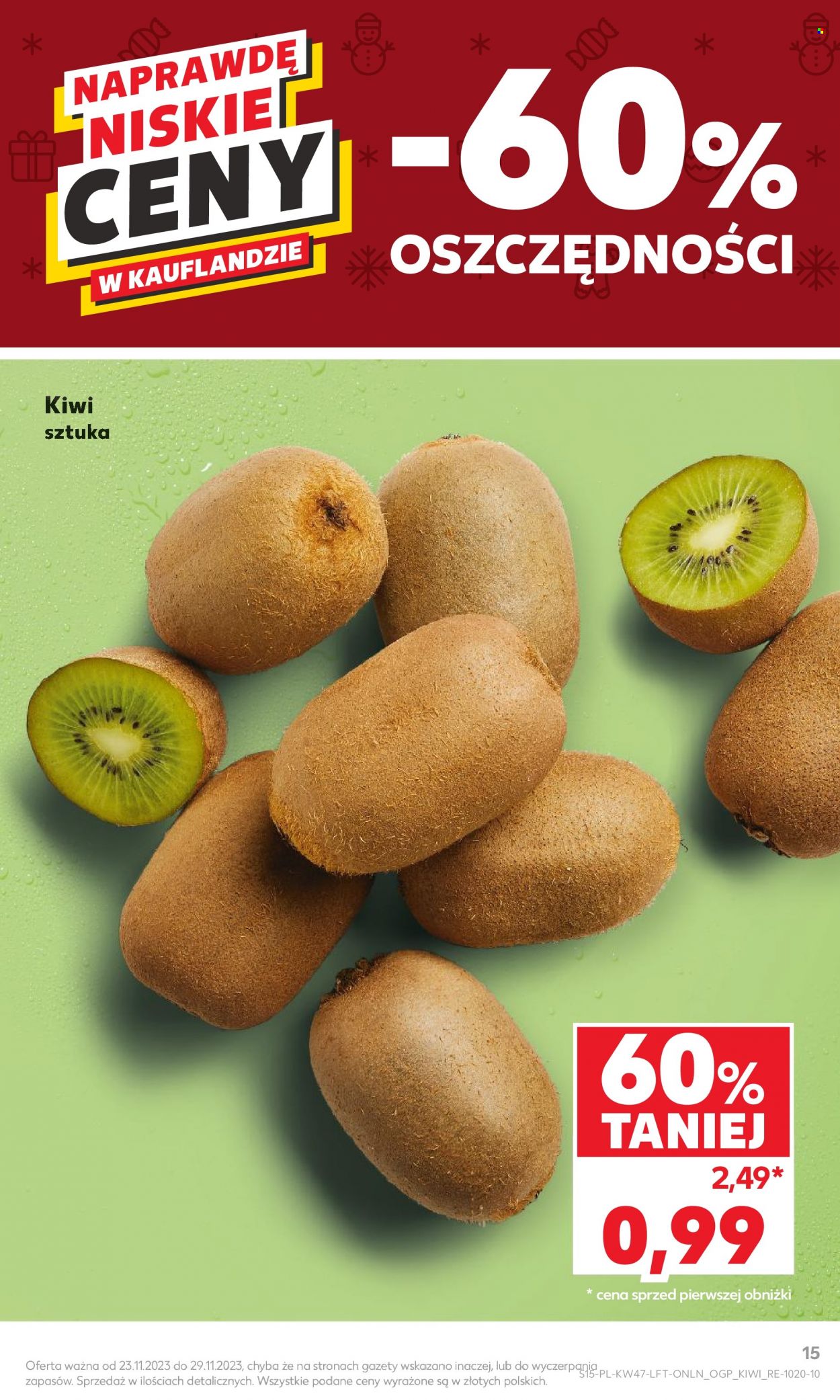 Gazetka Kaufland - 23.11.2023 - 29.11.2023. Strona 15