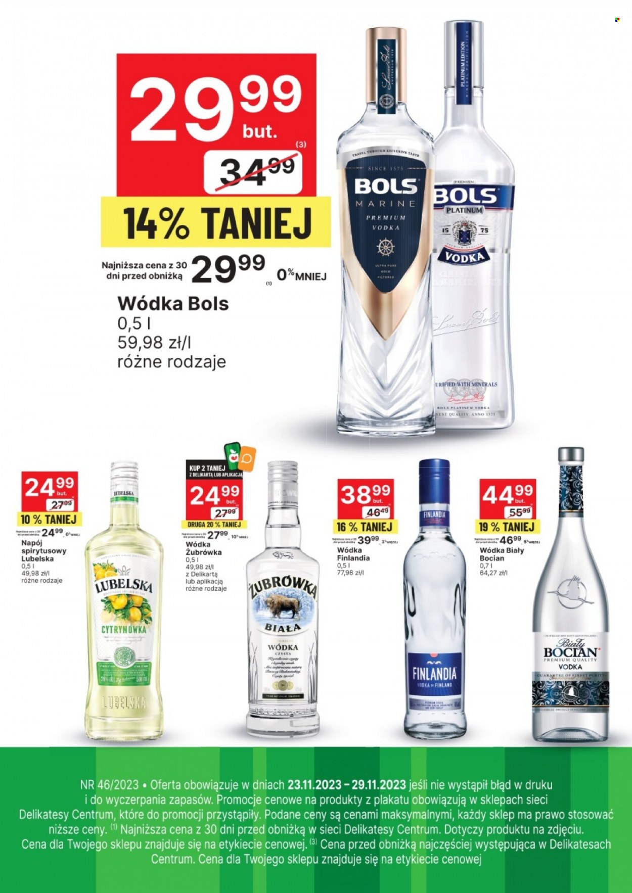 Gazetka Delikatesy Centrum - 23.11.2023 - 29.11.2023. Strona 1