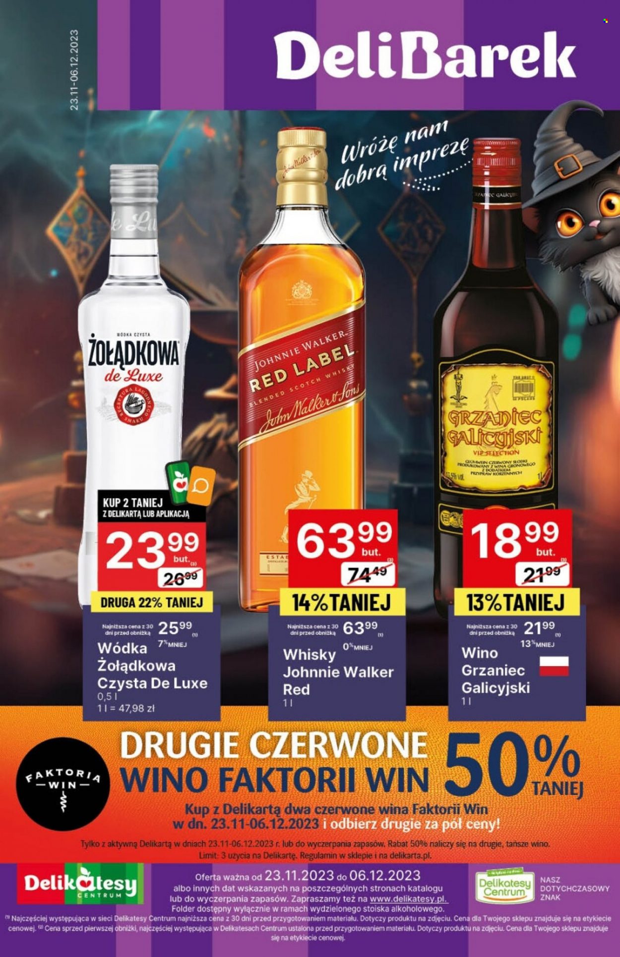 Gazetka Delikatesy Centrum - 23.11.2023 - 6.12.2023. Strona 1