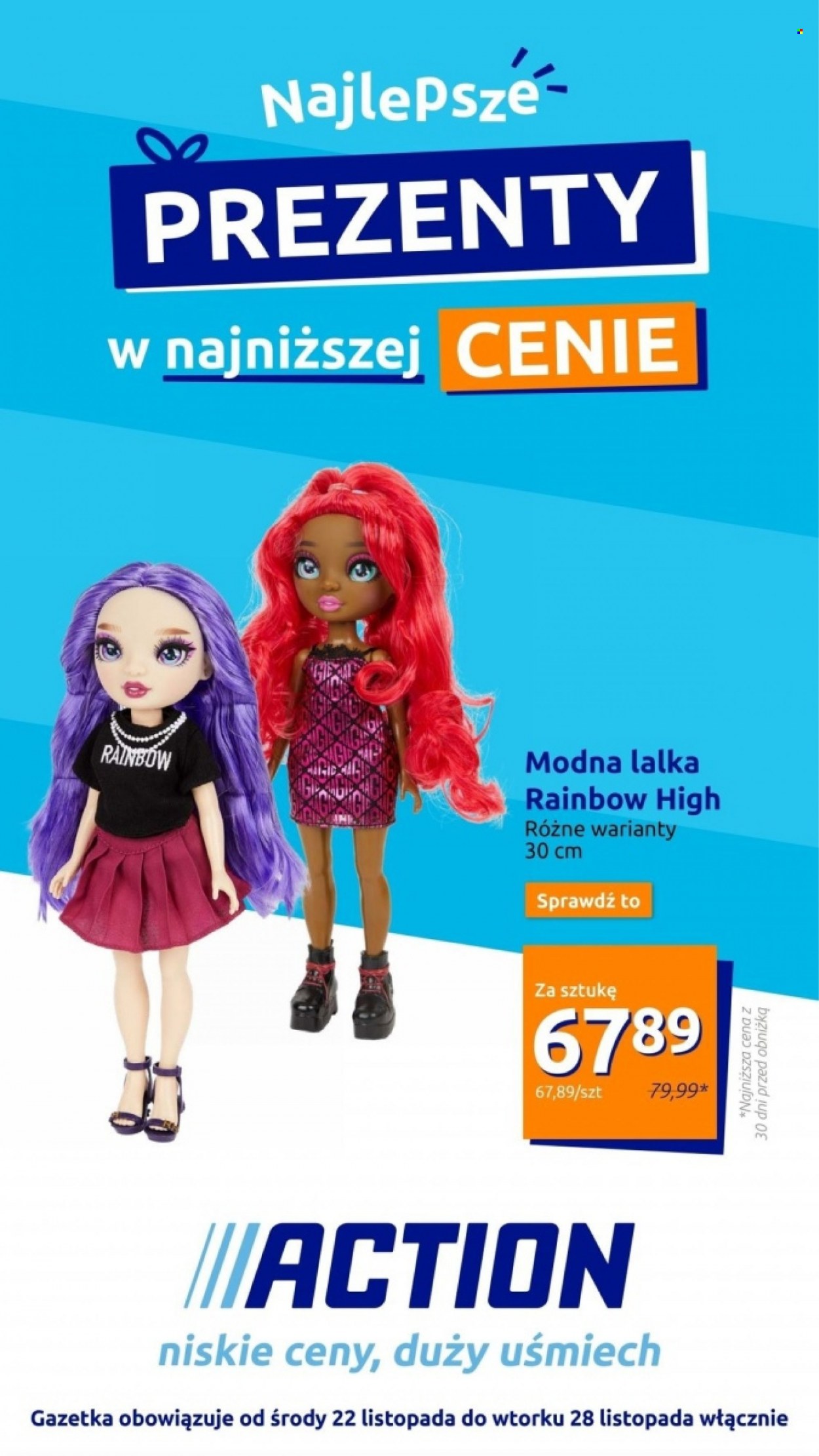 Gazetka Action - 22.11.2023 - 28.11.2023. Strona 1