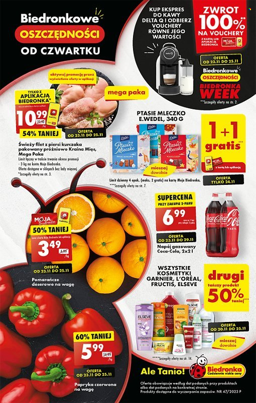 Gazetka Biedronka - 23.11.2023 - 29.11.2023. Strona 1