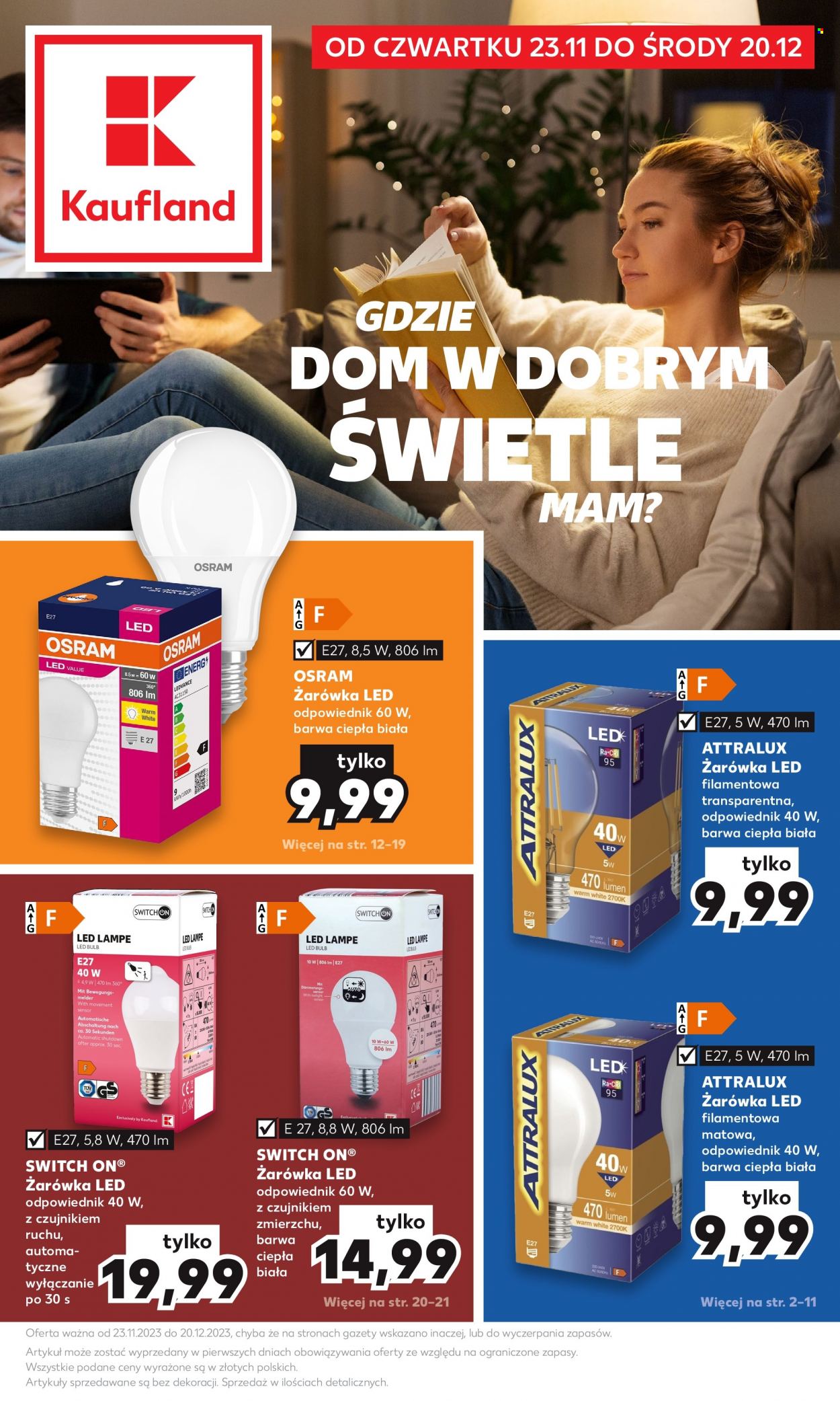 Gazetka Kaufland - 23.11.2023 - 20.12.2023. Strona 1