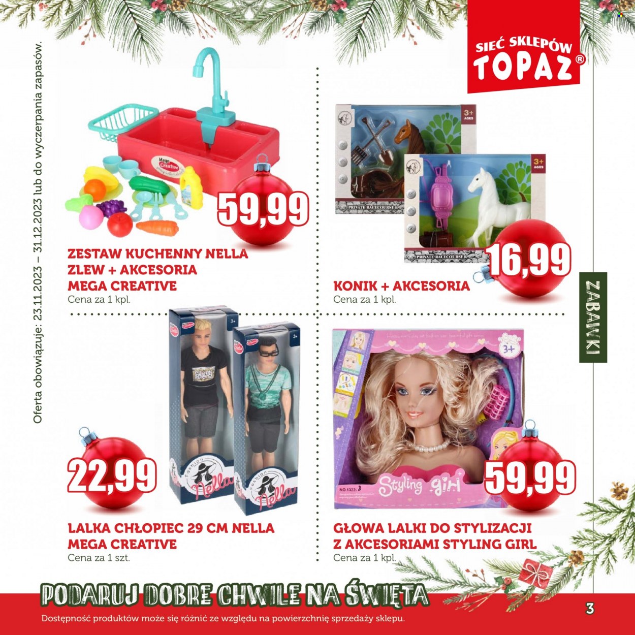 Gazetka Topaz - 23.11.2023 - 31.12.2023. Strona 3