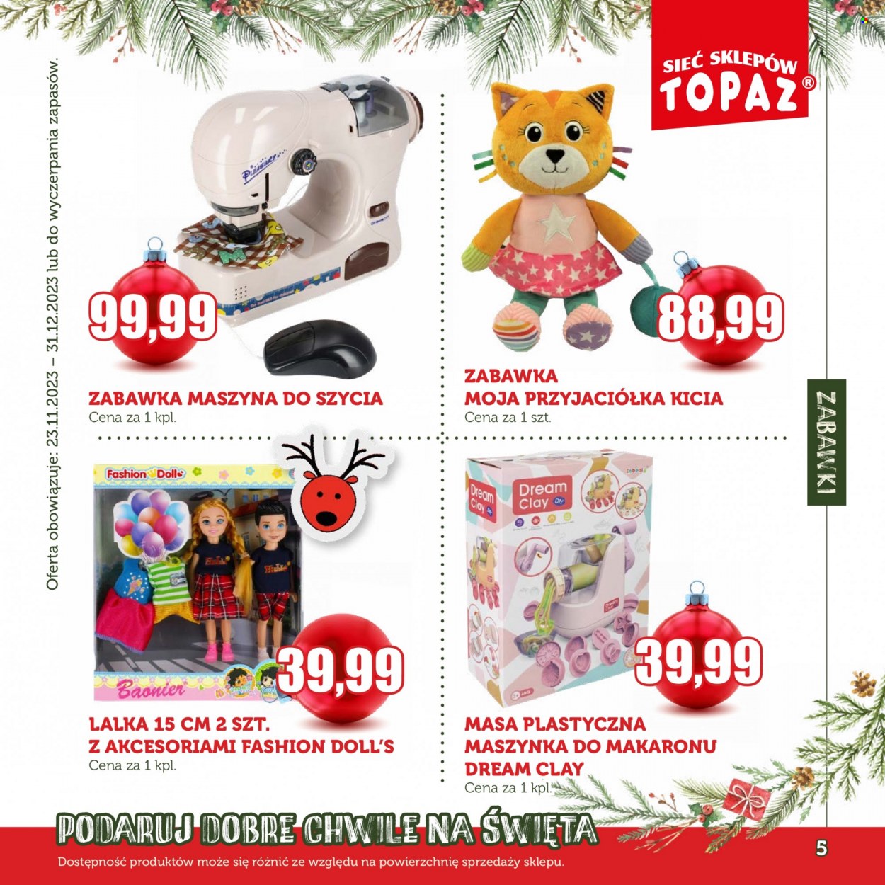Gazetka Topaz - 23.11.2023 - 31.12.2023. Strona 5