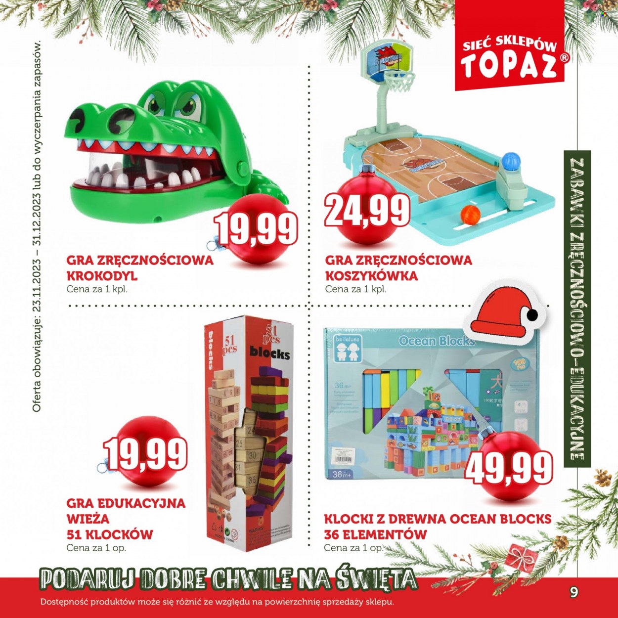 Gazetka Topaz - 23.11.2023 - 31.12.2023. Strona 9