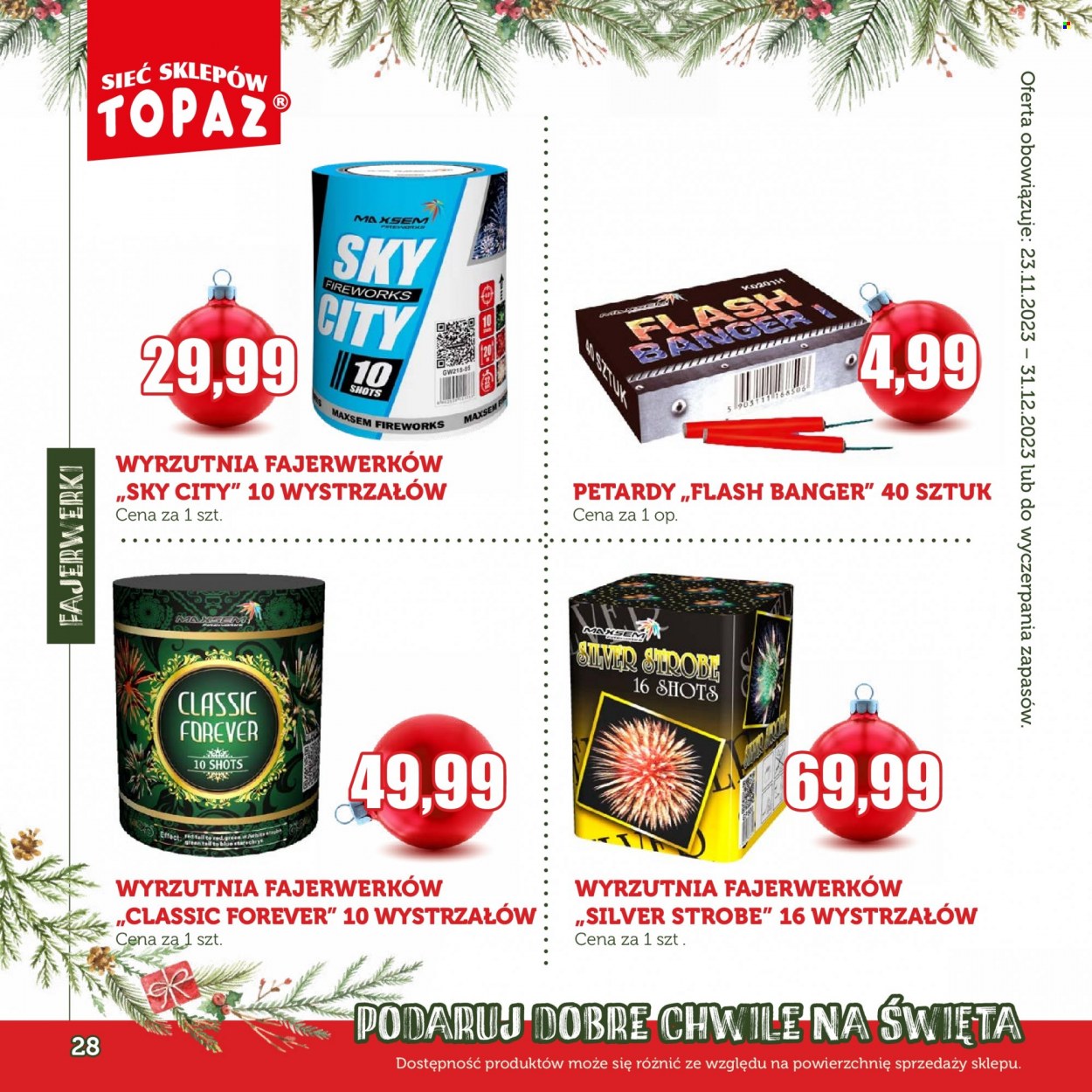 Gazetka Topaz - 23.11.2023 - 31.12.2023. Strona 28