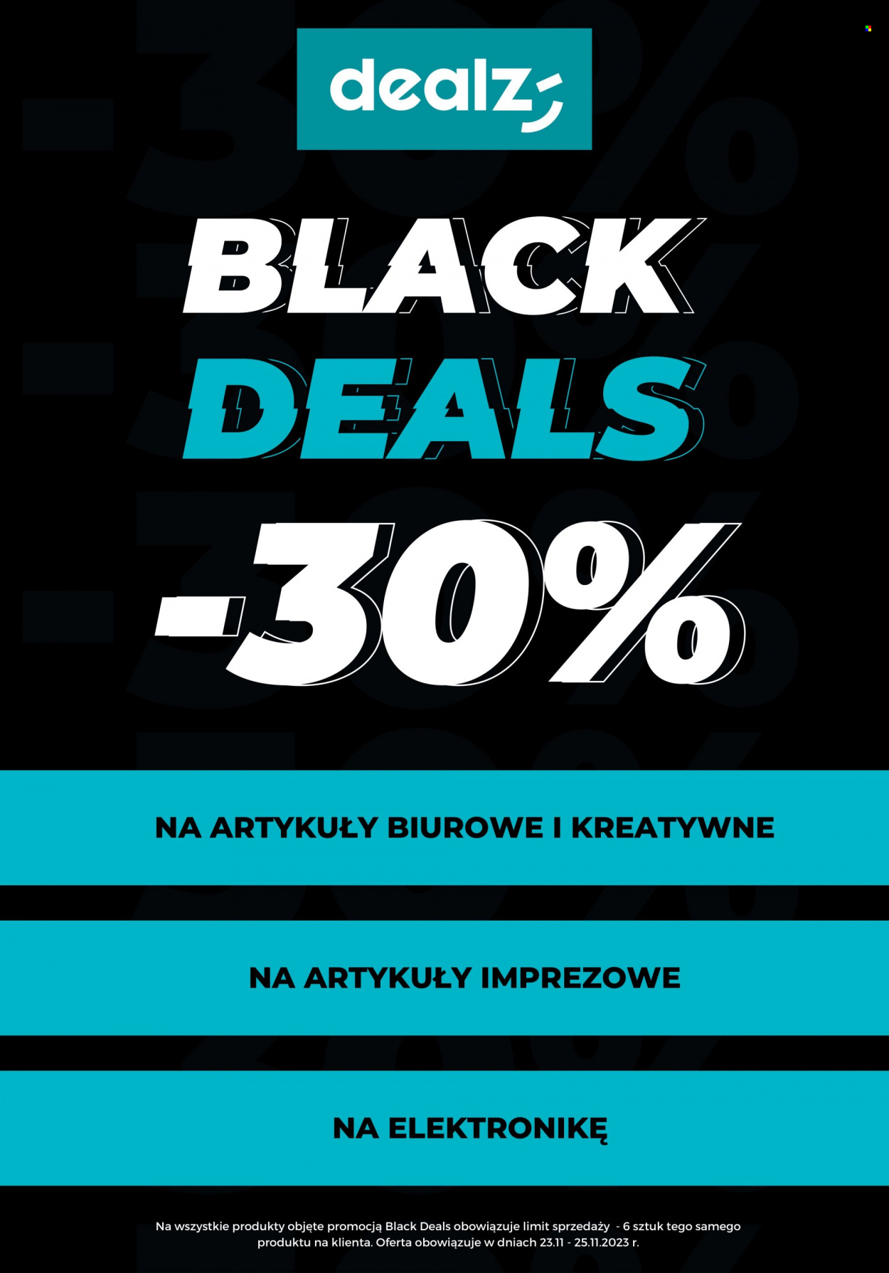 Gazetka Dealz - 23.11.2023 - 25.11.2023. Strona 1