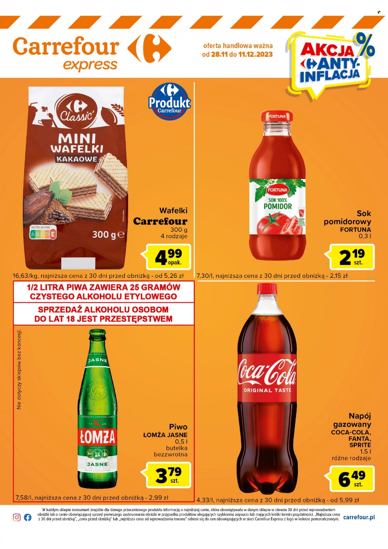 Gazetka Carrefour - 28.11.2023 - 11.12.2023. Strona 1