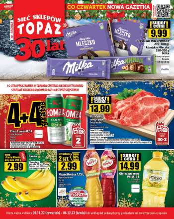 Gazetka Topaz - 30.11.2023 - 6.12.2023.