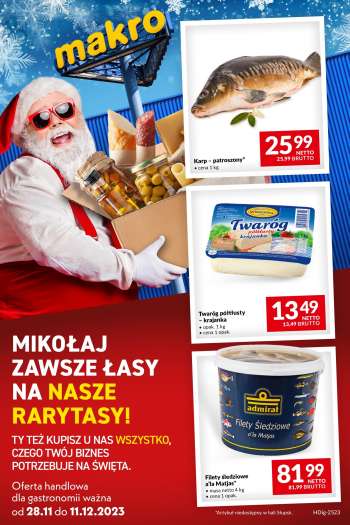 Gazetka Makro - 28.11.2023 - 11.12.2023.