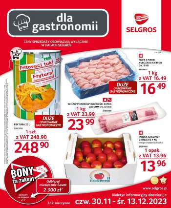 Gazetka Selgros - 30.11.2023 - 13.12.2023.