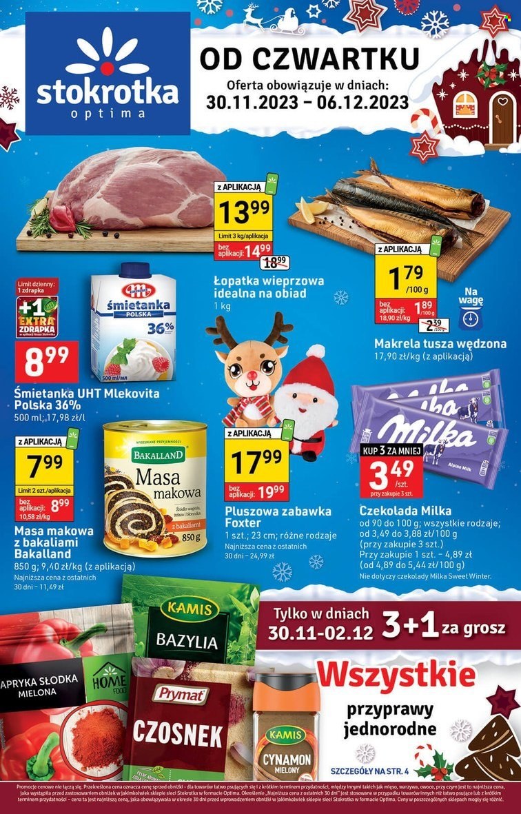 Gazetka Stokrotka Optima - 30.11.2023 - 6.12.2023. Strona 1