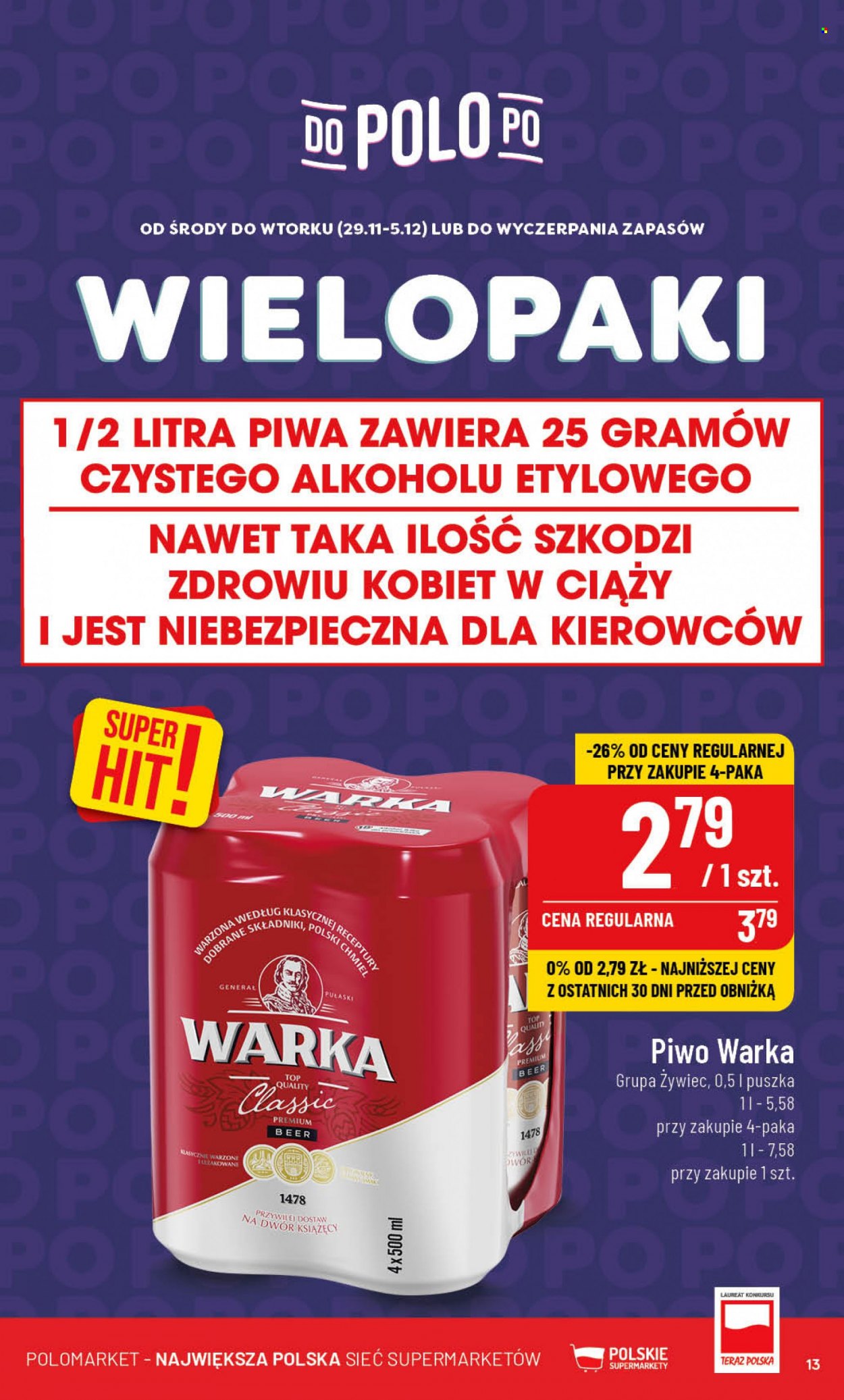 Gazetka Polomarket - 29.11.2023 - 5.12.2023. Strona 13