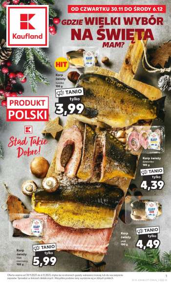 Gazetka Kaufland - 30.11.2023 - 6.12.2023.