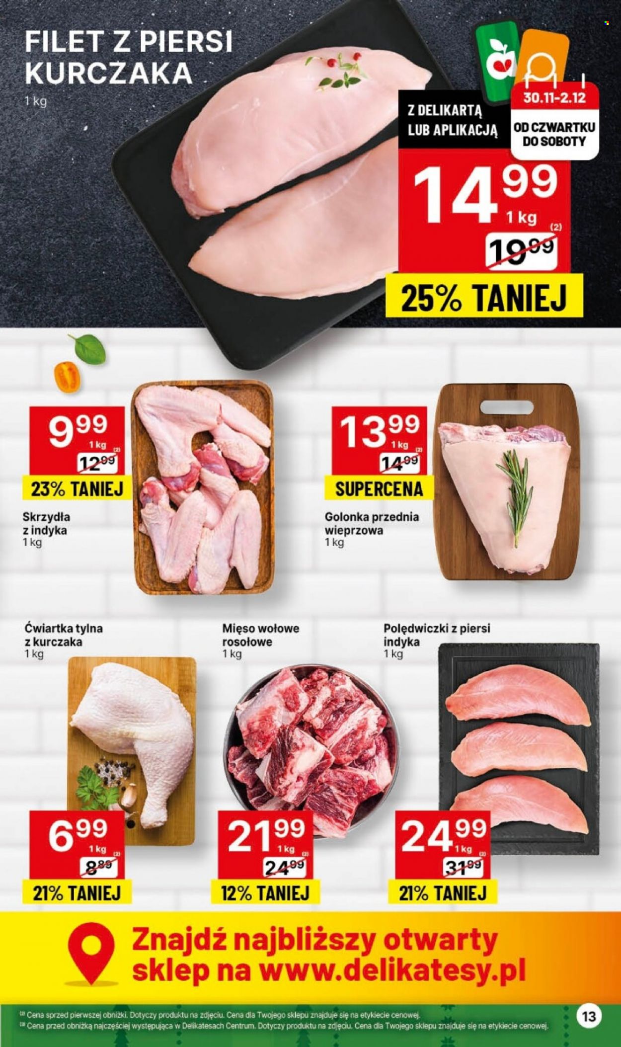 Gazetka Delikatesy Centrum - 30.11.2023 - 6.12.2023. Strona 13