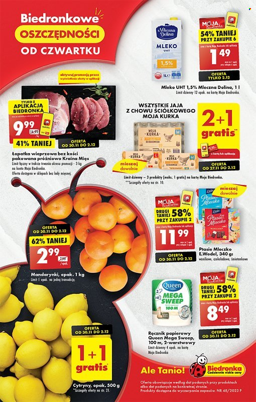 Gazetka Biedronka - 30.11.2023 - 6.12.2023. Strona 1