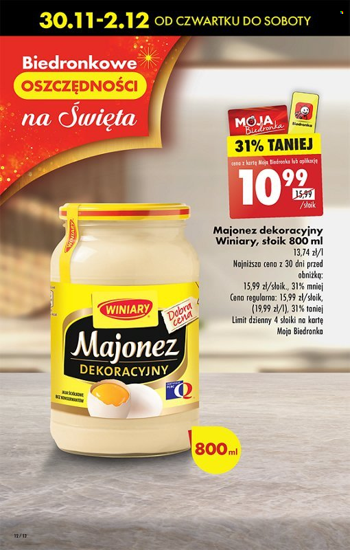 Gazetka Biedronka - 30.11.2023 - 6.12.2023. Strona 12