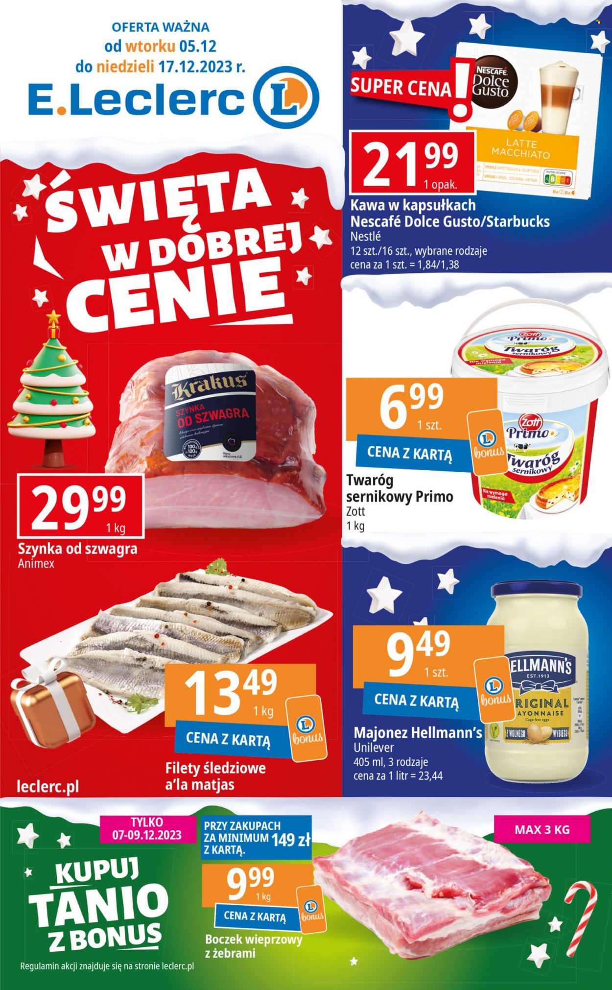 Gazetka E.Leclerc - 5.12.2023 - 17.12.2023. Strona 1