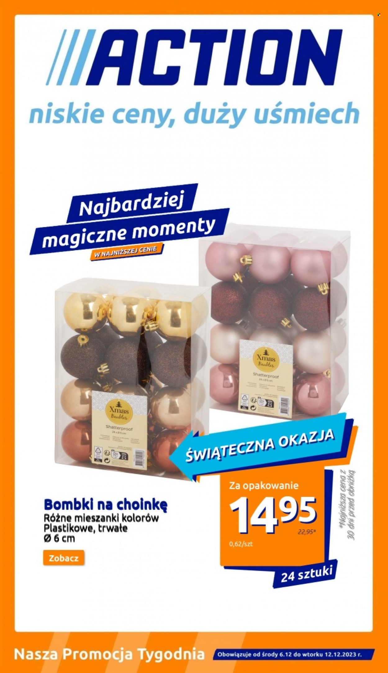 Gazetka Action - 6.12.2023 - 12.12.2023. Strona 1