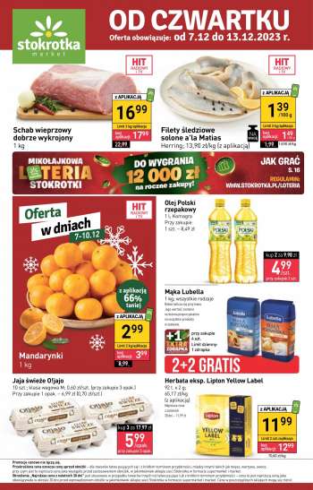 Gazetka Stokrotka Market - 7.12.2023 - 13.12.2023.