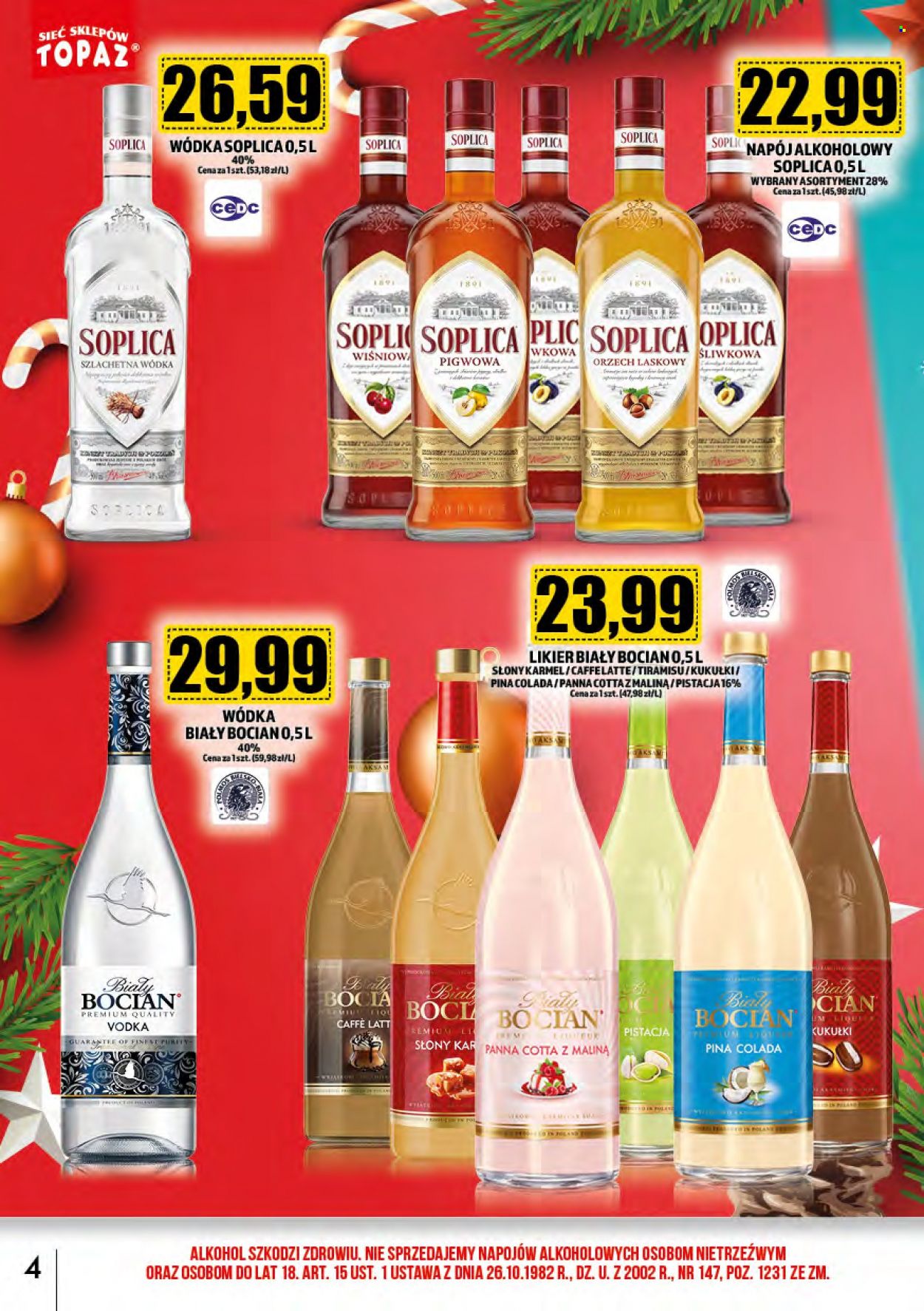 Gazetka Topaz - 1.12.2023 - 31.12.2023. Strona 4