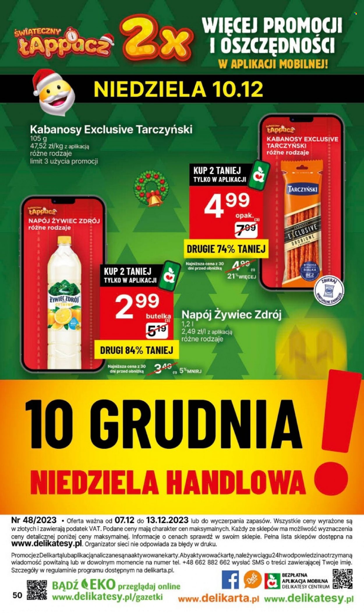 Gazetka Delikatesy Centrum - 7.12.2023 - 13.12.2023. Strona 50