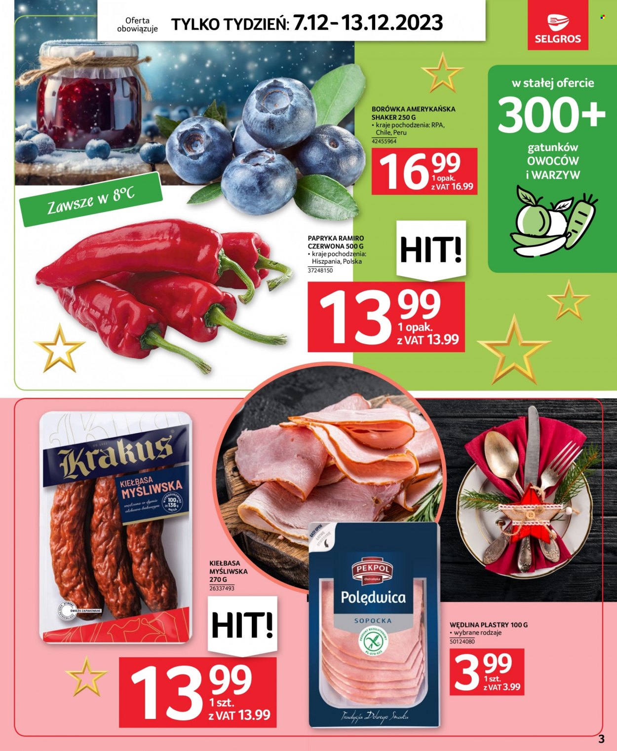 Gazetka Selgros - 7.12.2023 - 13.12.2023. Strona 3