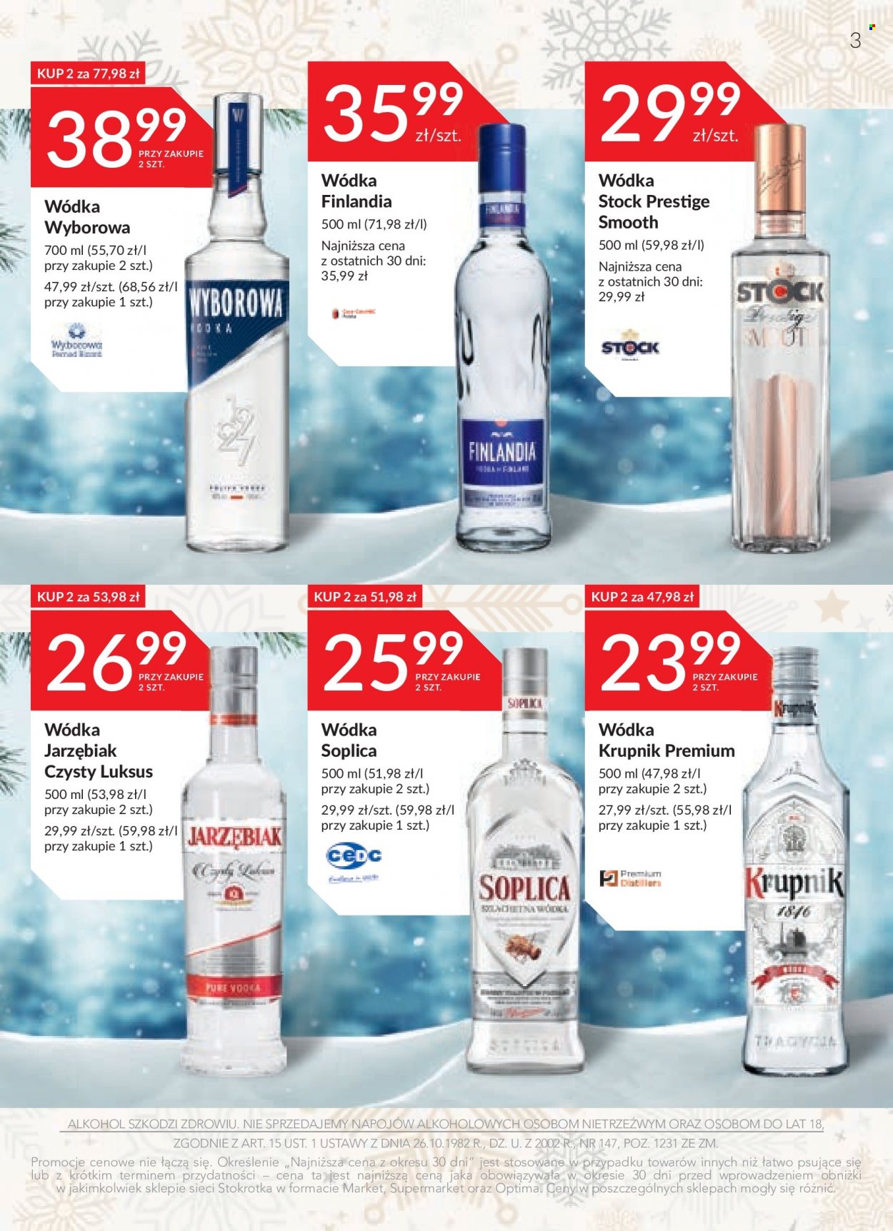 Gazetka Stokrotka Supermarket - 7.12.2023 - 3.01.2024. Strona 3