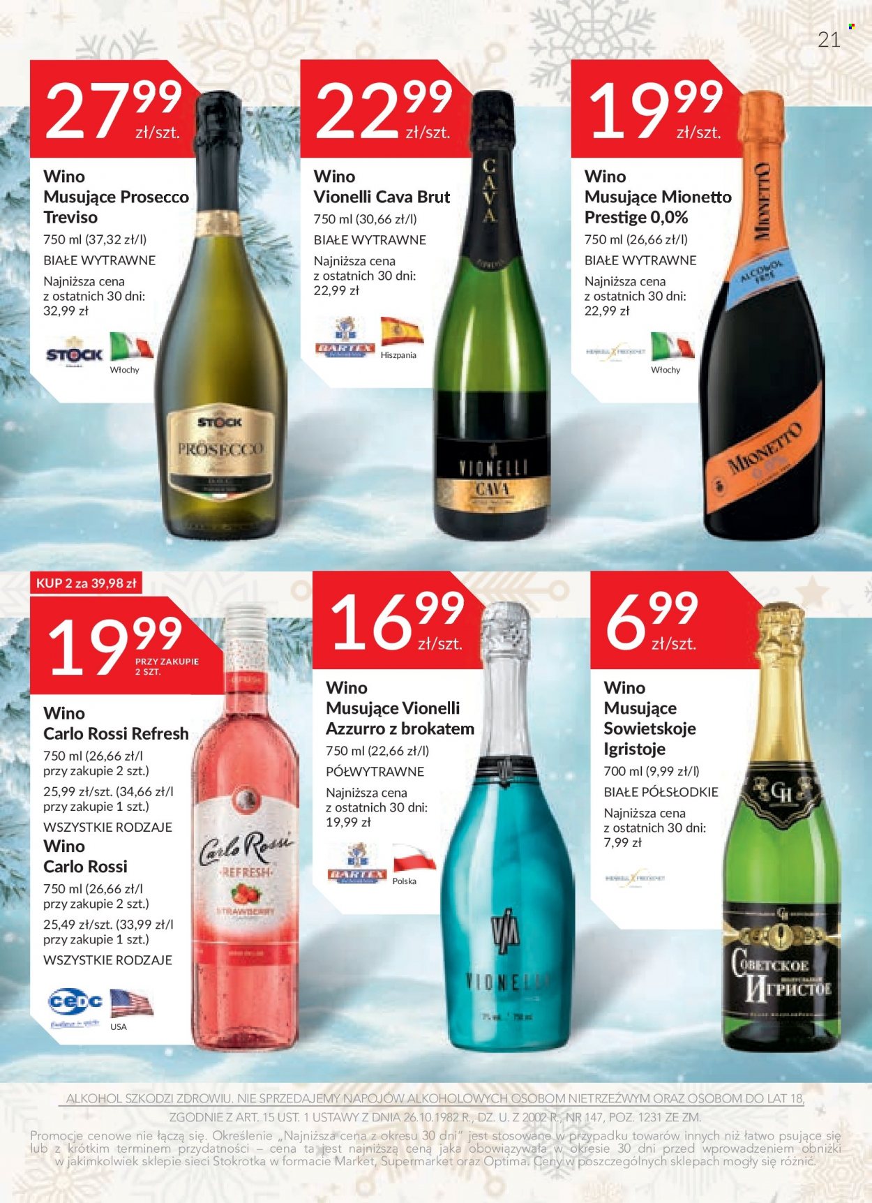 Gazetka Stokrotka Supermarket - 7.12.2023 - 3.01.2024. Strona 21