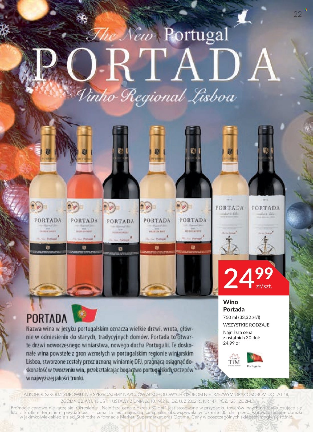 Gazetka Stokrotka Supermarket - 7.12.2023 - 3.01.2024. Strona 22
