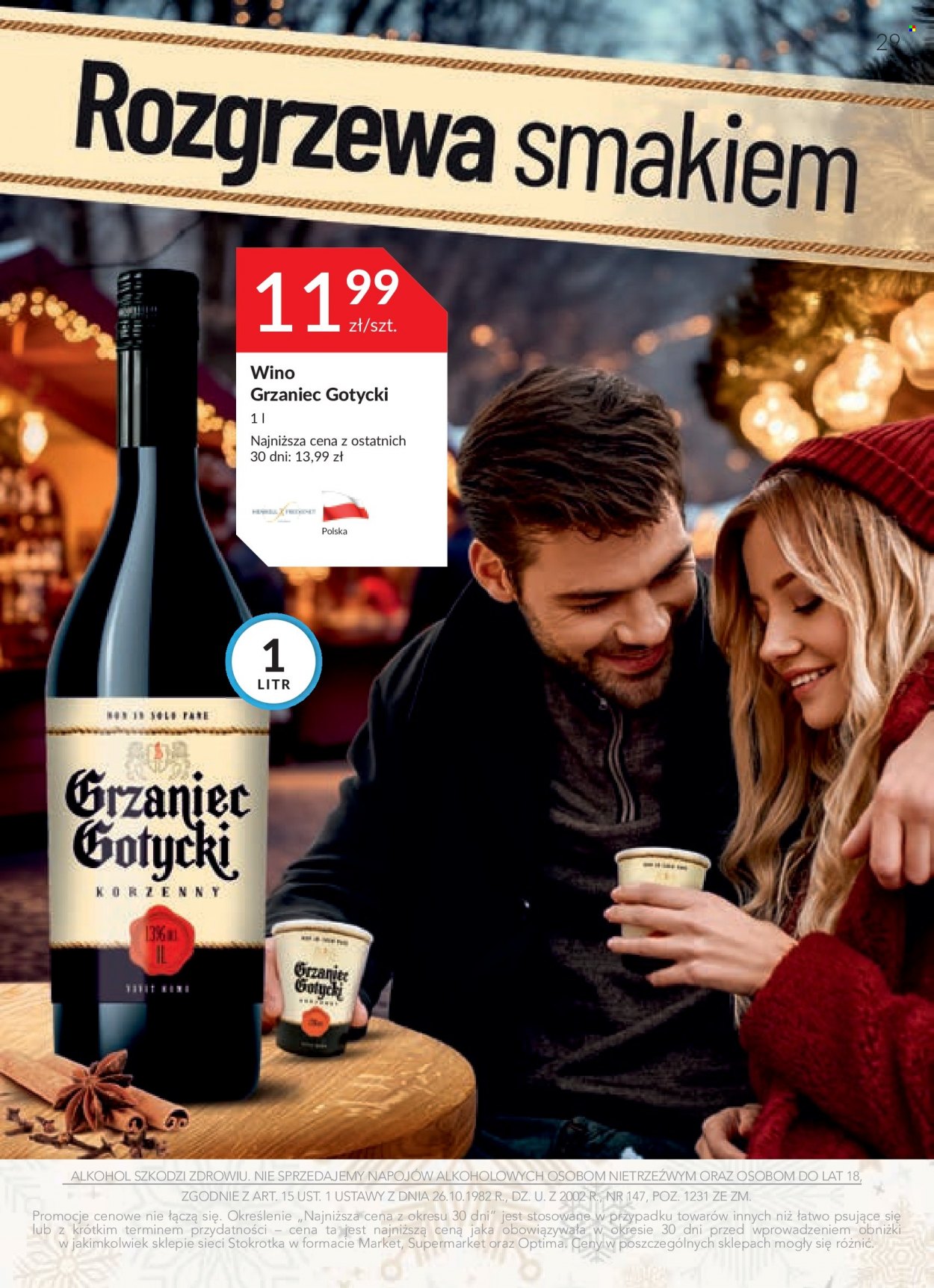 Gazetka Stokrotka Supermarket - 7.12.2023 - 3.01.2024. Strona 29