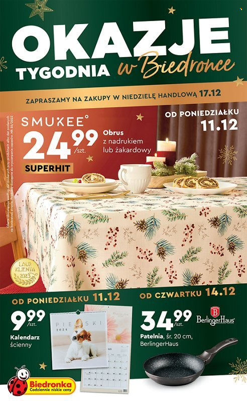 Gazetka Biedronka - 11.12.2023 - 27.12.2023. Strona 1