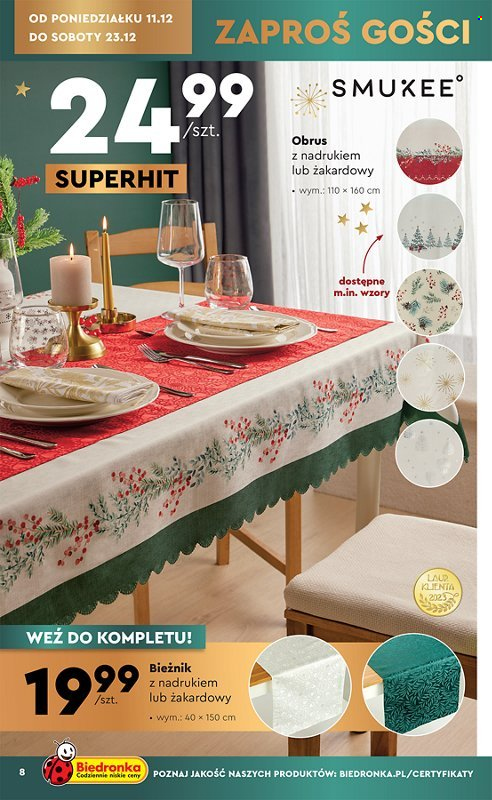 Gazetka Biedronka - 11.12.2023 - 27.12.2023. Strona 8