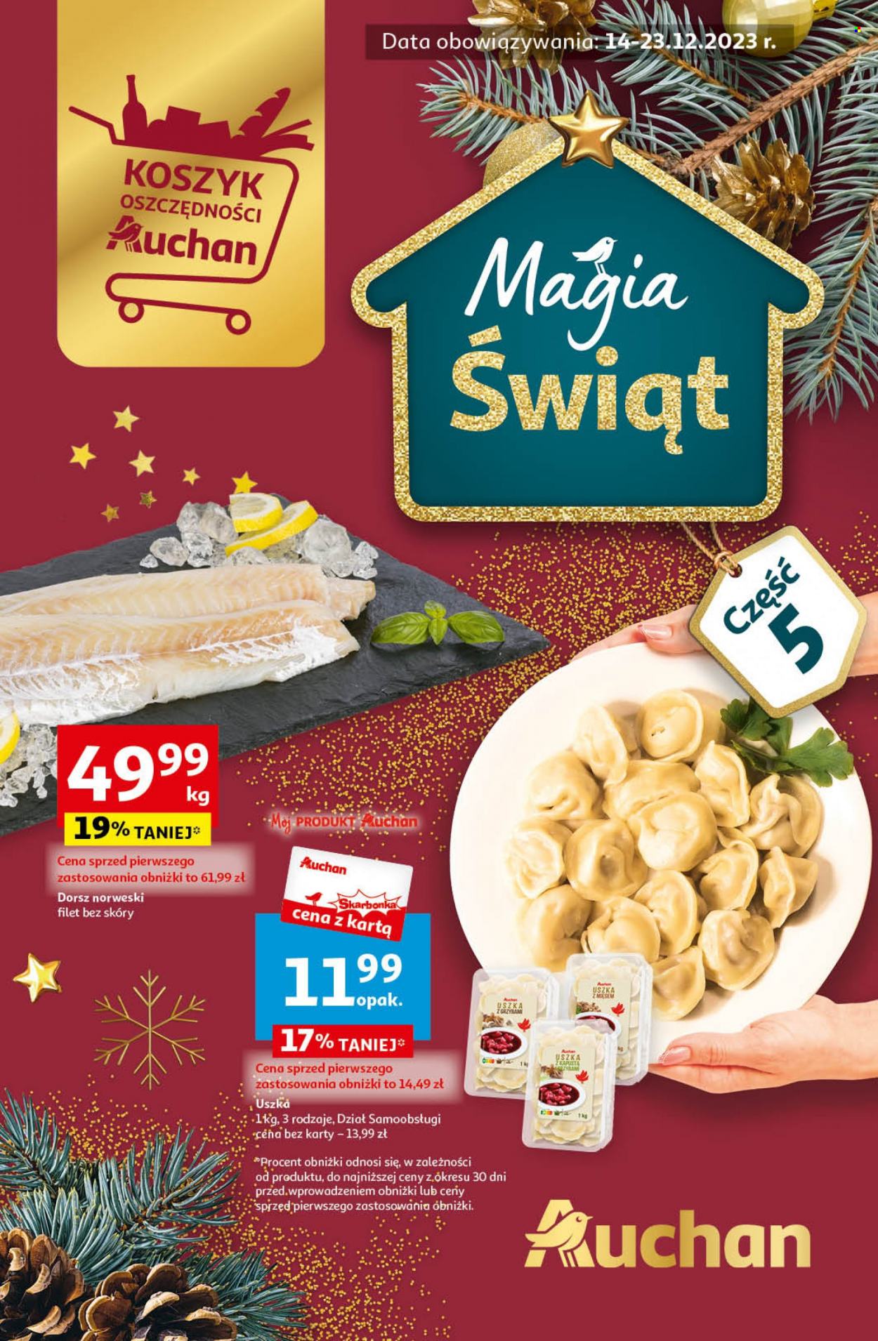 Gazetka Auchan - 14.12.2023 - 23.12.2023. Strona 1