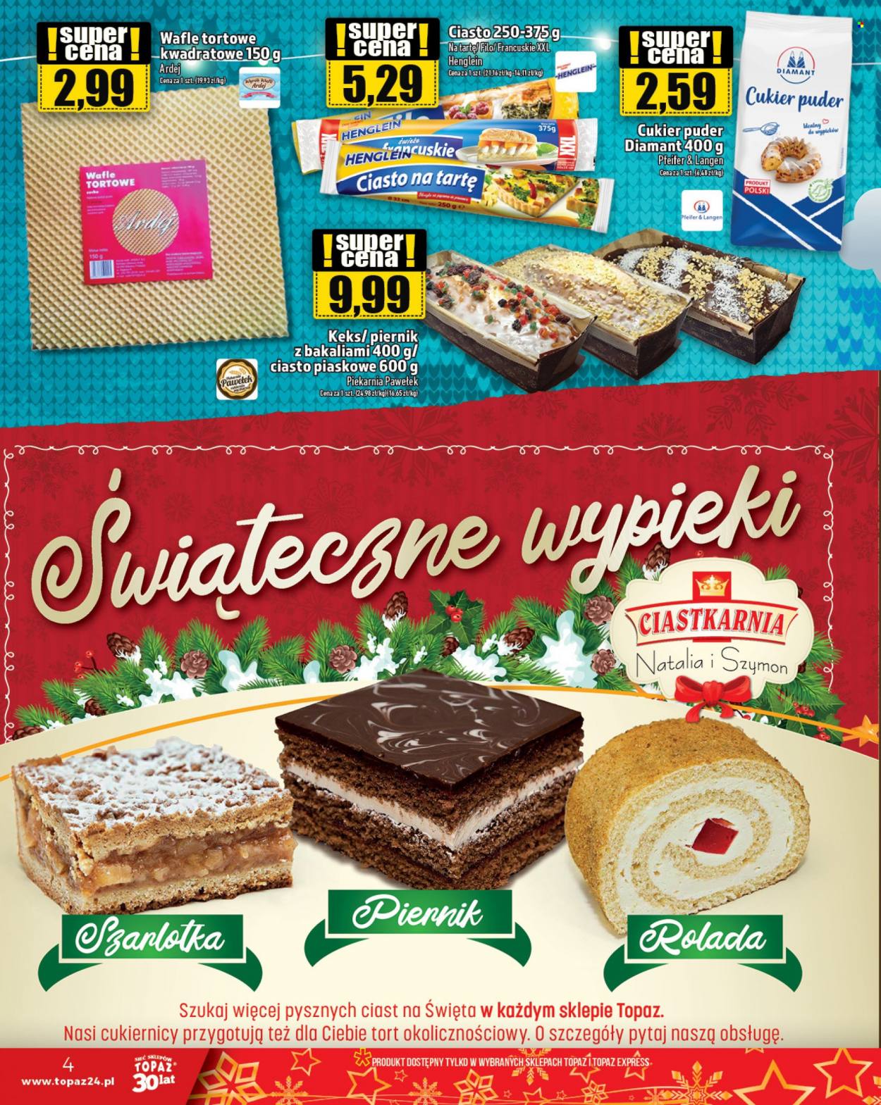 Gazetka Topaz - 14.12.2023 - 20.12.2023. Strona 4