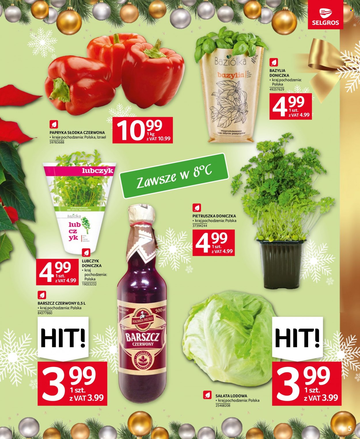 Gazetka Selgros - 14.12.2023 - 23.12.2023. Strona 5