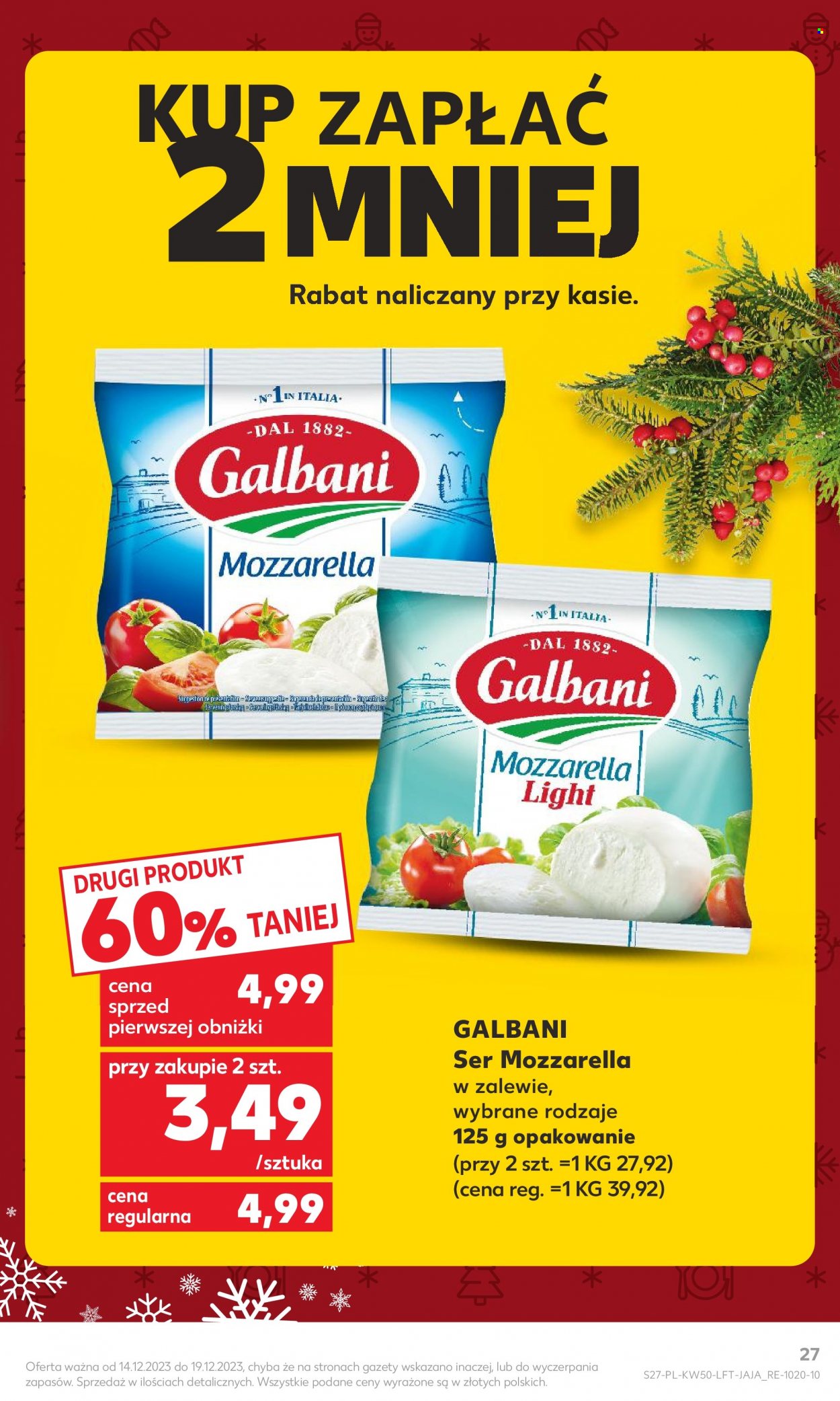 Gazetka Kaufland - 14.12.2023 - 19.12.2023. Strona 27