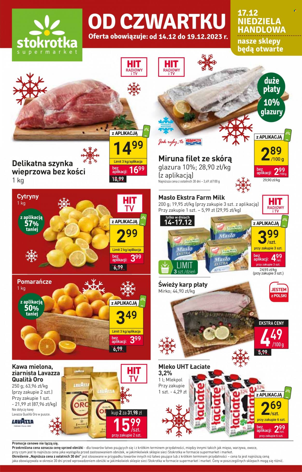 Gazetka Stokrotka Supermarket - 14.12.2023 - 19.12.2023. Strona 1