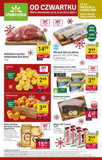 Gazetka Stokrotka Market - 14.12.2023 - 20.12.2023.