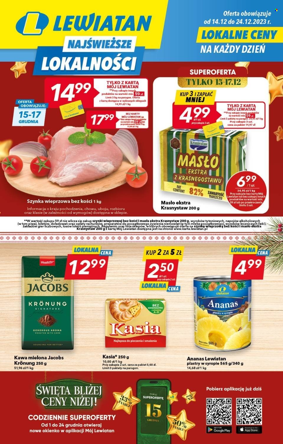 Gazetka Lewiatan - 14.12.2023 - 24.12.2023. Strona 1